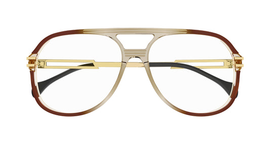 Montatura GUCCI KERING GG1106O 001-BROW 58 00 000